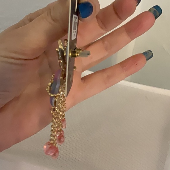 Sweet Society Butterfly Moon + Heart Earrings, Gold Tone,  NWT - Picture 5 of 5